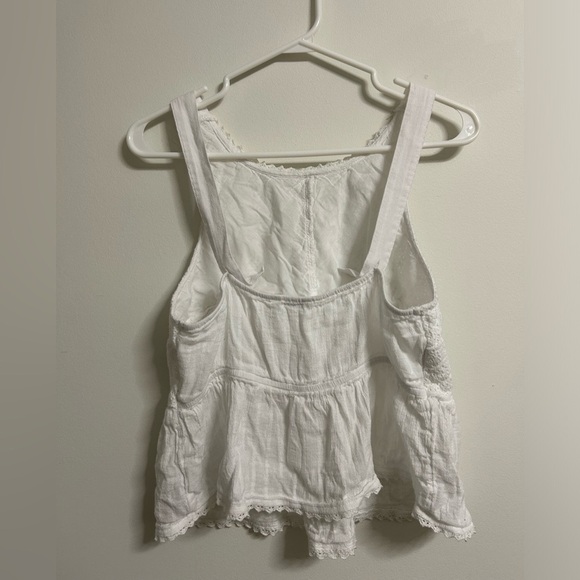 American Eagle White  Tank Top Blouse - Picture 2 of 3